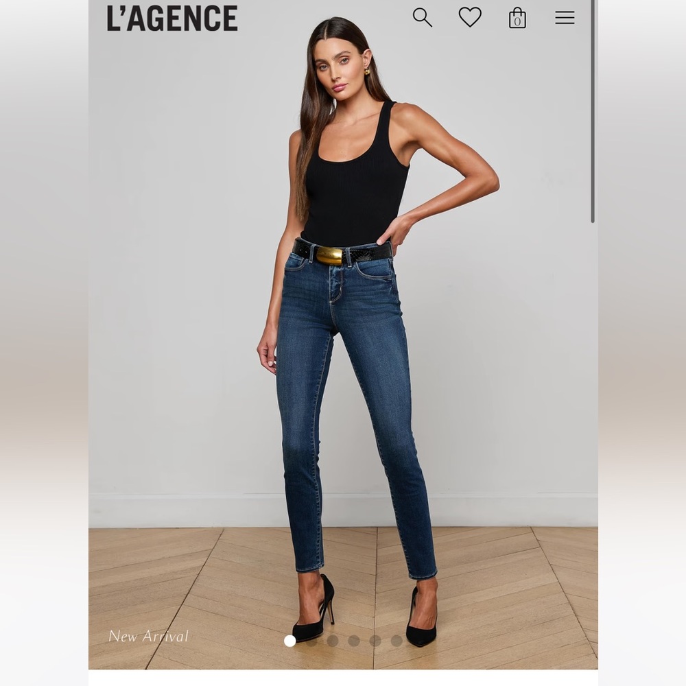 L’AGENCE Marguerite Skinny Jeans Size 25